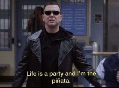 Charles Boyle, Life Is A Party, Brooklyn 99, Film Quotes, Tv Show Quotes, Brooklyn Nine Nine, Tv Quotes, Komik Internet Fenomenleri, E Card