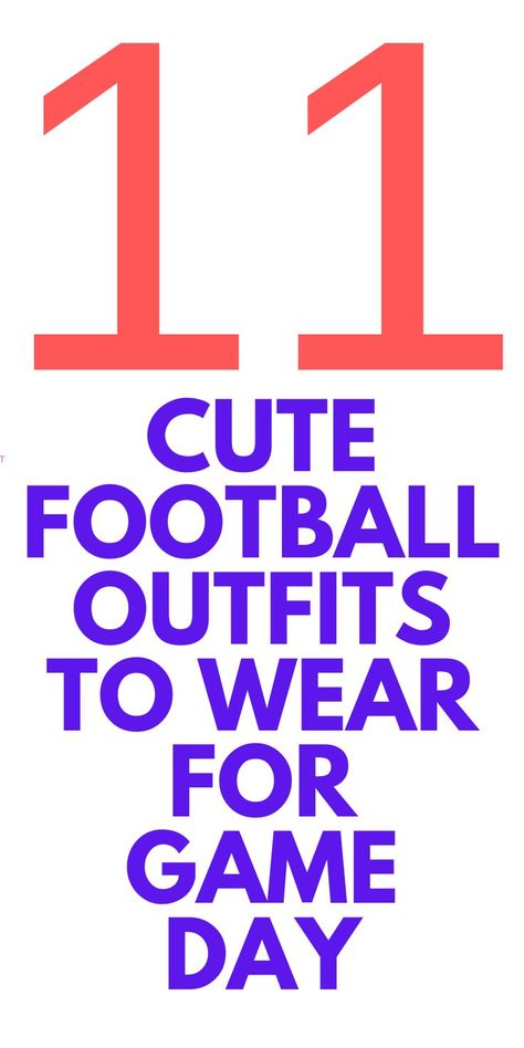 11 CUTE FOOTBALL OUTFIT IDEAS FOR GAME DAY - HERE ARE CUTE FOOTBALL OUTFIT IDEAS. Outfit Ideas For Football Games, Football Party Outfit, Cute Football Outfit, Football Mom Outfit, Football Outfit, Football Parties, Games For Moms, Football Game Outfit, Game Day Outfit