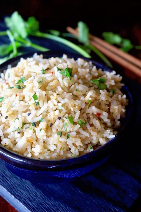 Miso Fried Rice is the perfect accompaniment to almost any dish -- especially a saucy one. With a delicate texture, full of rich umami flavors, it's ideal for soaking up excess sauce, balancing a dish, and it adds a wonderful heartiness to a meal. Miso Fried Rice, Miso Dishes, Miso Rice, Easy Rice Side Dishes, Ginger Miso, Miso Butter, Vegetarian Main Course, Rice Side, Rice Varieties