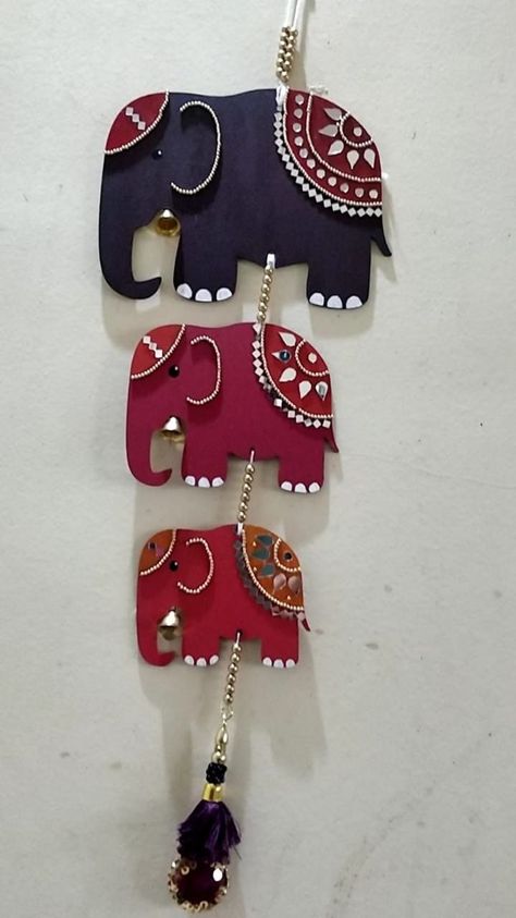 PAPERCRAFT Lantern Patterns: Illuminating Inspiration Diwali Decoration On Wall, Elephant Wall Hanging Diy, Elephant Rangoli Design, How To Draw Elephant, Trending Crafts To Sell 2023, Diwali House Decoration Ideas, Diwali Craft Handmade, Hanging Diwali Decoration, Realistic Paper Flowers