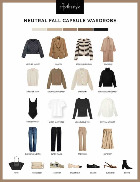 Capsule wardrobe checklist