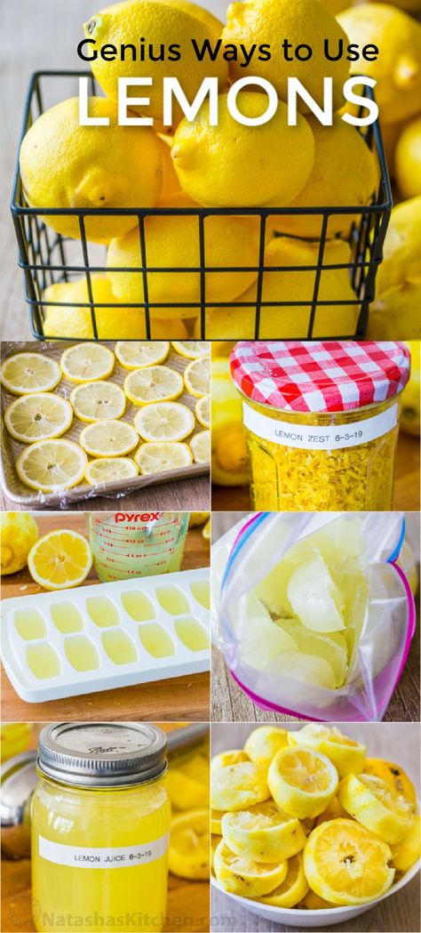 What Can I Do With Lemons, Recipes With Lemons Healthy, How To Store Lemon Zest, Fresh Lemon Ideas, Recipes With Real Lemons, Lemon Juicing Recipes, What To Make With Lemons Recipes, What To Do With A Lot Of Lemons, Lemon Zest How To