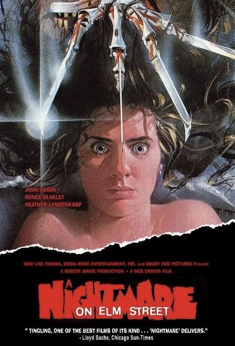 A Nightmare on Elm Street (1984) Classic Horror Movies Posters, Cult Horror, Requiem For A Dream, Horror Vintage, Slasher Movies, Horror Movie Icons, Film Horror, Image Film, A Nightmare On Elm Street