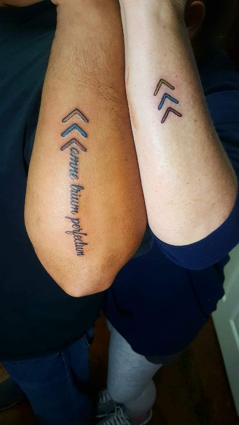 Omne Trium Perfectum Tattoo, T21 Tattoo, Chevron Tattoo, 21 Tattoo, Buddy Walk, Cactus Tattoo, Jack Jack, Cool Small Tattoos, Tattoos For Daughters