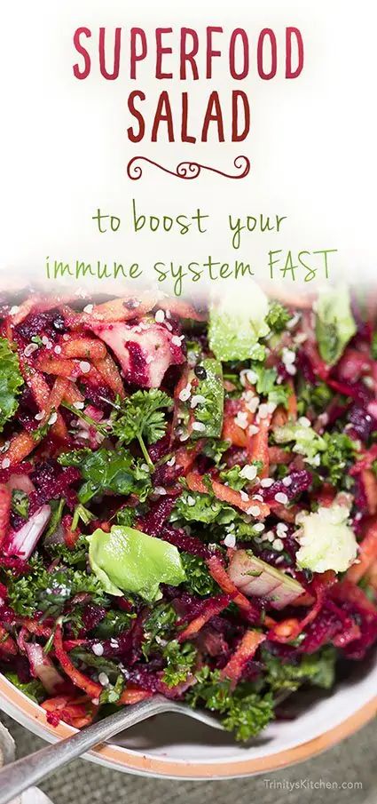 Superfood Salad to Boost Your Immune System Fast - Kind Earth Recipes Cauliflower, Salad Avocado, Diy Easy Recipes, Detox Salad, Vegan Salads, Superfood Salad, Superfood Recipes, Vegan Salad Recipes, Raw Food Diet