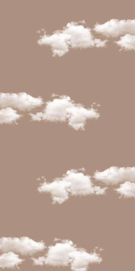 Brown sky with clouds Brown Clouds Wallpaper, Vintage App, Cute Mobile Wallpapers, Cloud Wallpaper, Brown Wallpaper, Trendy Wallpaper, Iphone Wallpaper Girly, White Clouds, Cute Wallpaper For Phone