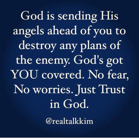 God has your back, front and sides! You’re covered! Trust Him! #realtalkkim God Has Your Back, Real Talk Kim, Your Back, Spiritual Growth, Trust God, Real Talk, No Worries, Inspirational Quotes, How To Plan