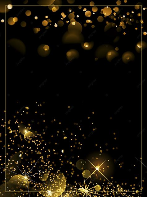 Atmospheric Fashion Golden Light Effect Black Gold Advertising Poster Background Map Black With Gold Background, Party Background For Editing, Black And Gold Background Aesthetic, Make Up Poster Design, Golden Birthday Background, Black Birthday Background, Black And Golden Background, Gold Advertising, Advertising Design Background