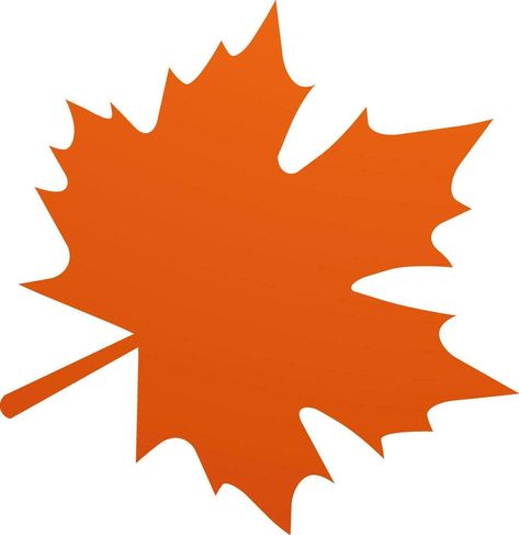 Isolated Maple or Autumn leaf. Maple Leaf Silhouette, Red Maple Leaf, Art Leaves, Leaf Silhouette, Red Maple, Autumn Leaf, Forks, Maple Leaf, Autumn Leaves