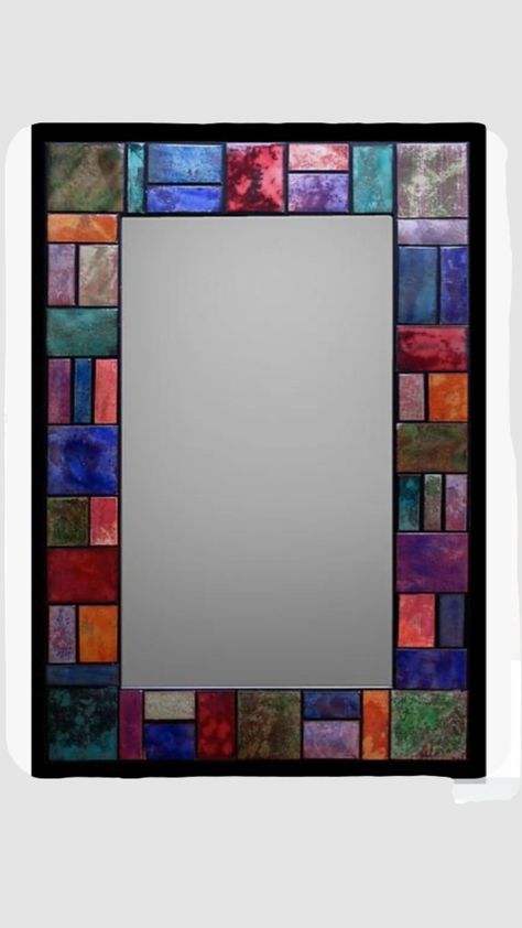 Mosiac Mirrors, Mosaic Mirror Frame, Mosaic Mirrors, Stained Glass Mirror, Entry Mirror, Copper Tiles, Mosaic Frame, Mosaic Mirror, Mirror Mosaic