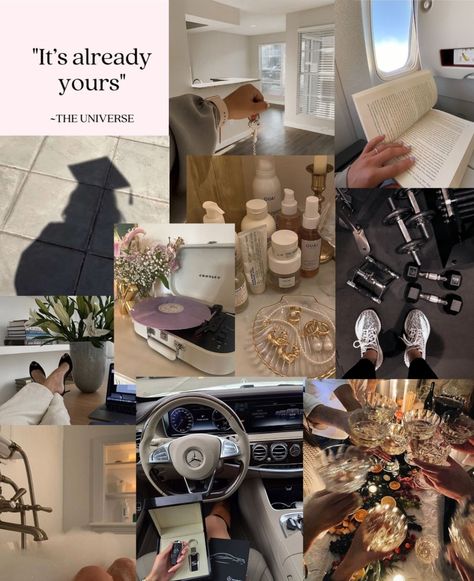 Collage, vision board, 2024, pastel, success Vision Board Esthetics, Personal Vision Board, Vision Board Project, Skillshare Classes, Board Inspiration, Vision Board Inspiration, 2024 Vision, Esthetician, Vision Board