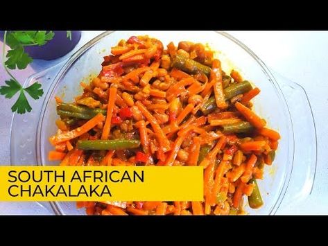 (2) SPICY CHAKALAKA RECIPE: How To Make Spicy Homemade Chakalaka | South African Chakalaka Salad - YouTube South African Chakalaka Recipe, Chakalaka Salad Recipe, Chakalaka Recipe, African Foods, Cucumber Recipes, African Food, Salad Recipe, South African, Salad Recipes