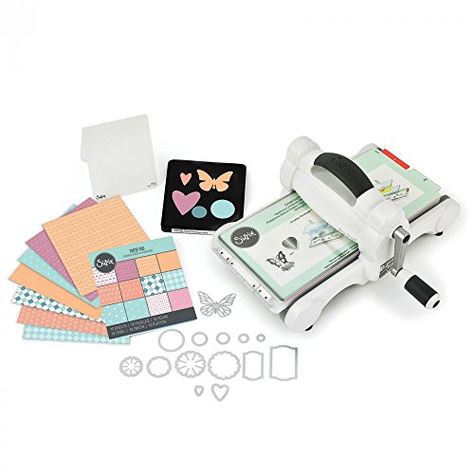 Find the BEST Die Cut Machine of 2021 Here! (Reviews & Table) Sizzix Big Shot Plus, Big Shot Machine, Sizzix Big Shot, Embossing Machine, Die Cut Machines, Grey Color Scheme, Embossing Folders, Big Shot, Paper Pads