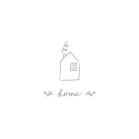 Small House Tattoo, Home Illustration, Minimal Tattoo Design, Packaging Ideas Business, Food Illustration Art, Realtor Closing Gifts, Cloud Wallpaper, Home Tattoo, Graphic Design Tools