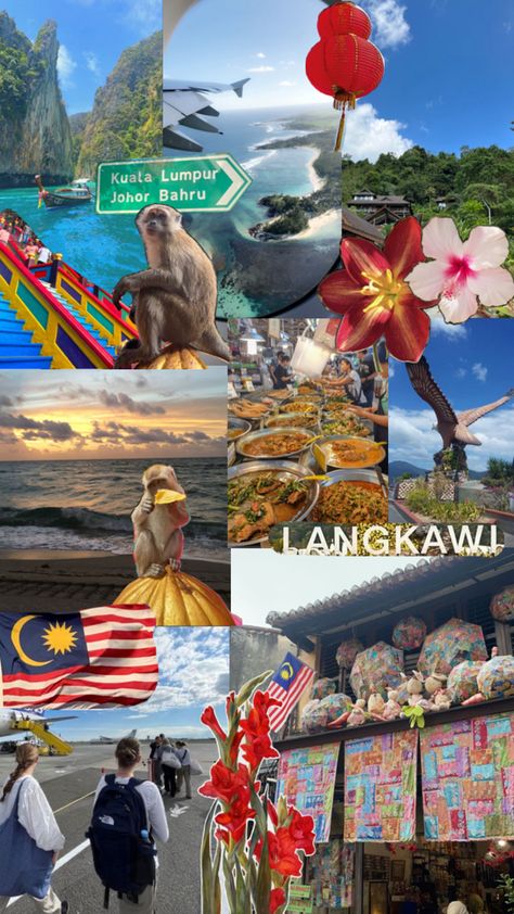 Malaysian Aesthetic, Malaysia Wallpaper, Malaysia Culture, Malaysia Aesthetic, Stamped Passport, Malaysian Culture, Travel Aesthetics, Travel Collage, Holiday Travel Destinations