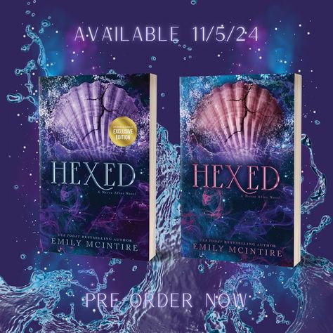 🔱𝗛𝗘𝗫𝗘𝗗 𝗗𝗢𝗨𝗕𝗟𝗘 𝗖𝗢𝗩𝗘𝗥 𝗥𝗘𝗩𝗘𝗔𝗟🔱 Why have one reveal when you can have two? So excited to share the double cover reveal for 𝐻𝐸𝑋𝐸𝐷, a dark contemporary romance inspired by The Little Mermaid, and the sixth and FINAL complete standalone in Emily McIntire’s Never After series. Both designs by the incredible @trcdesignsbycat 🧜‍♀️🧜‍♀️🧜‍♀️ 𝑯𝒆’𝒔 𝒕𝒉𝒆 𝒑𝒓𝒊𝒏𝒄𝒆 𝒐𝒇 𝑳𝒂 𝑪𝒐𝒔𝒂 𝑵𝒐𝒔𝒕𝒓𝒂. 𝑺𝒉𝒆’𝒔 𝒕𝒉𝒆 𝒘𝒊𝒕𝒄𝒉 𝒘𝒉𝒐 𝒔𝒕𝒆𝒂𝒍𝒔 𝒉𝒊𝒔 𝒉𝒆𝒂𝒓𝒕. Venesa Andersen has never been good. She wasn’t good enough for her parents, and she i... Hexed Emily Mcintire, Never After Series, Mermaid Romance, Emily Mcintire, Dark Contemporary, After Series, Southern Town, The Gangster, Mermaid Books