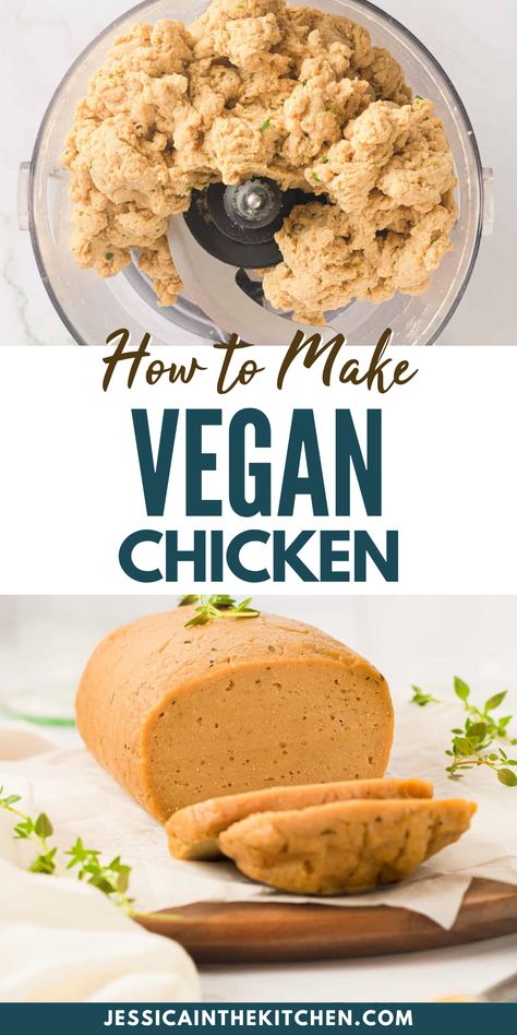 Gluten Free Vegan Chicken, How To Make Vegan Chicken, Vegan Chicken Substitute, Vegan Chicken, Vegan Chicken Patty, Vegan Meat, Vital Wheat Gluten Recipes, Vital Wheat Gluten Chicken, How To Season Tofu Like Chicken