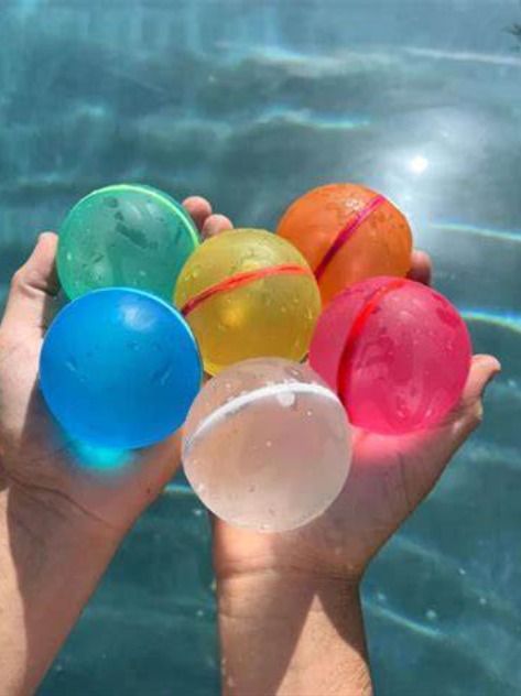 Reusable Water balloons, Water Toys for Kids ages 3-12 Water Balloon Games, Reusable Water Balloons, Kids Mess, Pool Toys For Kids, Balloon Games, Summer List, Splash Party, Fun Outdoor Activities, Summer Toys