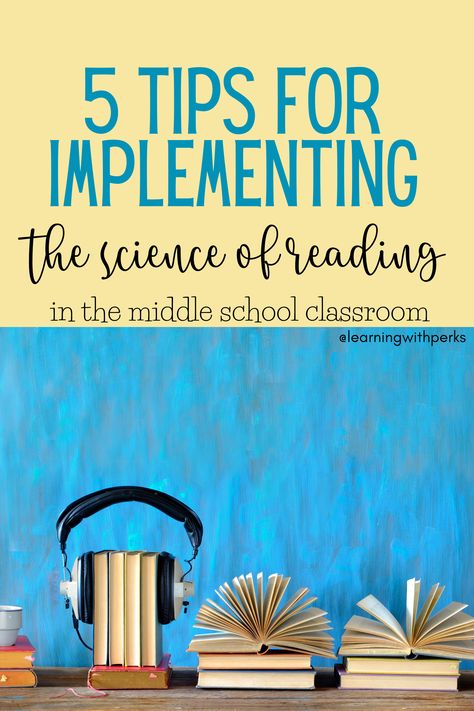 Literacy Intervention Middle School, Science Of Reading High School, Reading Intervention Classroom Setup Middle School, Science Of Reading Middle School, Middle School Literacy Centers, Reading Projects Middle School, Science Of Reading Fifth Grade, Science Of Reading 5th Grade, Middle School Literacy Night