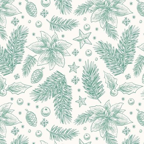 Christmas Patterns Free Printable, Christmas Textures, Christmas Pattern Illustration, Toile Christmas, Stolen Heir, Christmas Fern, Christmas Sketch, Christmas Gift Hampers, Christmas Graphic Design