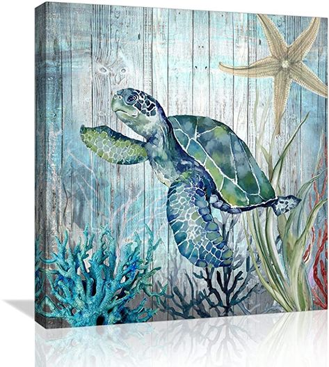 Sea turtle art