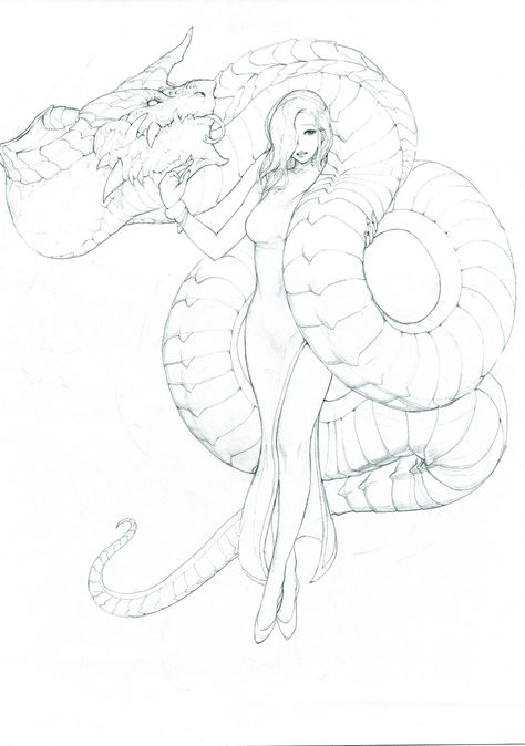 Rough Sketches, Arte Sketchbook, Concept Art Drawing, A Snake, Anime Drawings Tutorials, A Dragon, Art Tutorials Drawing, Book Art Drawings, Art Drawings Sketches Simple