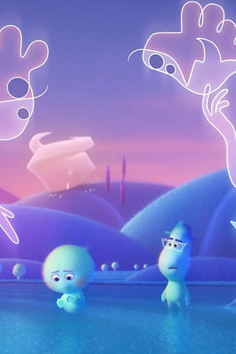 Disney Pixar's Soul Almost Had a Different Ending Pixar Soul Wallpaper, Soul Disney Pixar Wallpaper, Soul Movie Wallpaper, Inside Out Aesthetic, Soul Animation, Pixar Wallpaper, Soul Pixar, Soul Disney, Ariel Images