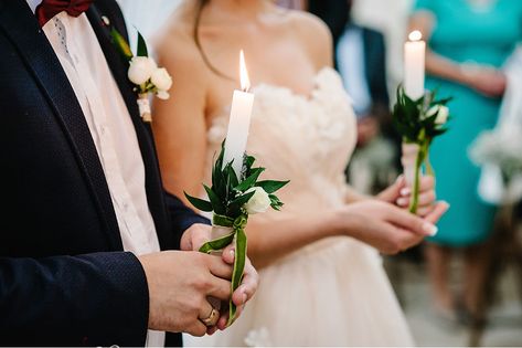 How to Perform a Unity Candle Ceremony (for Wedding Officiants) | AMM Blog Unity Candle Ceremony Script, Candle Ceremony Wedding, Candle Unity Ceremony, Orthodox Marriage, Wedding Ceremony Unity Candle, Ceremony Outline, Candle Ceremony, Candle Lighting Ceremony, Unity Candle Ceremony