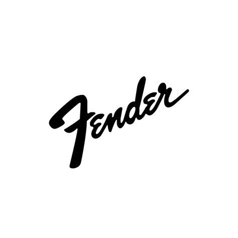 Designer Typography, Fender Logo, Black Branding, Typography Minimal, Mood Wallpaper, Music Logo, Guitar Stuff, Vector Artwork, Watch Faces