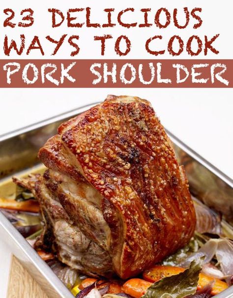 23 Delicious Ways To Cook Pork Shoulder - has some good info on pork shoulders, recipes are already pinned elsewhere: Shoulder Roast Instant Pot, Pork Shoulder Roast Instant Pot, Pork Shoulder Recipes Oven, Pork Shoulder Picnic Roast, Pork Shoulder Picnic, Roast Instant Pot, Pork Picnic, Picnic Roast, Braised Pork Shoulder