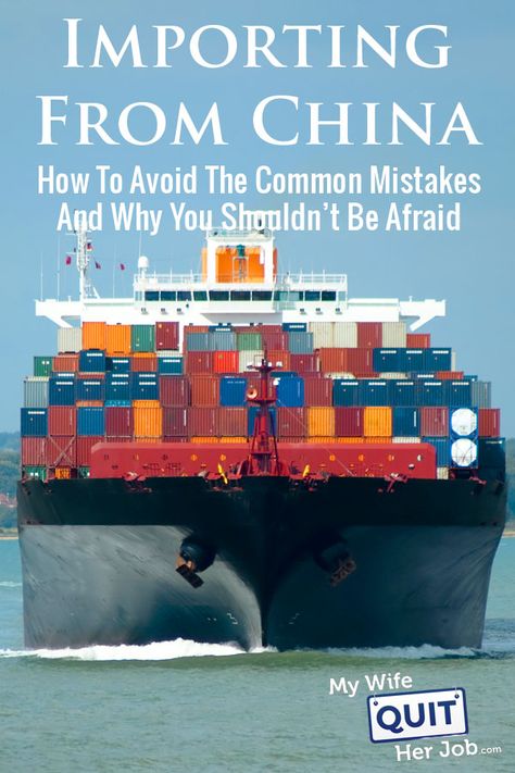 Most people who start their own ecommerce stores are often hesitant to import their goods from overseas. And their fear is understandable. After all when you're dealing with a vendor that is over ten thousand miles away, every little bit of miscommunication is magnified by 10X. And if you factor in the language and cultural barriers, it can be quite intimidating to pay a large sum of cash to someone in a completely different country.  But the reality is that importing goods from China or any for Importation Business, China Business, Import Business, Entrepreneur Ideas, Online Business Opportunities, Ecommerce Business, Import From China, Business Help, E Commerce Business