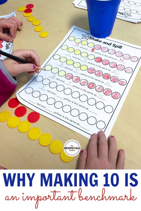 Partners Of 10 Activities, Make 10 Activities 1st Grades, Making 10 Games First Grade, Making 20 Math Activities, Make 10 Math Games, Combinations Of 10 Activities, Shake And Spill 10, Friends Of 10 Craft, Making 10 Kindergarten