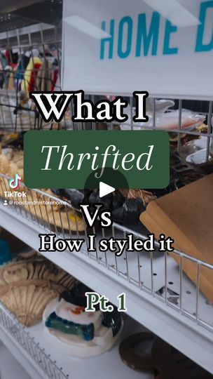 1.9M views · 9.8K reactions | What I thrifted vs how I styled it  Pt.1 #thriftstorefinds #thriftshop #thriftstyle #thriftrich | Roost + Restore Home | Ocean Alley · Confidence (sped up - full song) What I Thrifted Vs How I Styled It, Thrifted Vs Styled, Ocean Alley, Thrift Store Finds, Thrift Shopping, Speed Up, Confidence, Songs, My Style