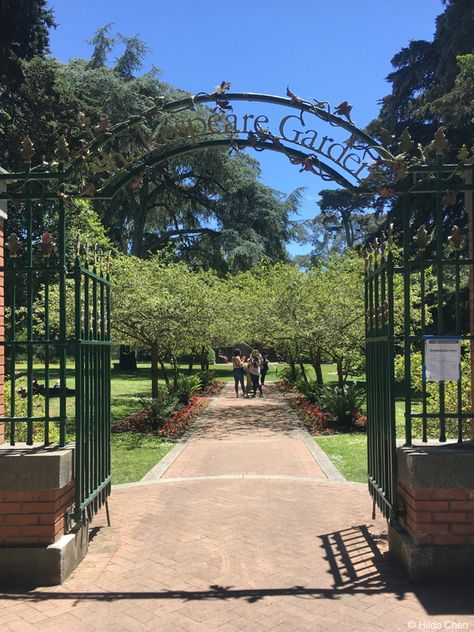 Gate into Shakespeare Garden in Golden Gate Park. San Francisco, CA Shakespeare Garden, Golden Gate Park San Francisco, Eucalyptus Tree, Golden Gate Park, Aesthetic Images, Summer 2022, Golden Gate, Engagement Pictures, Travel Usa