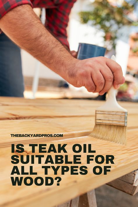 Teak oil isn't just for teak wood! Dive into the world of wood finishing as we unravel the mysteries of teak oil. 🪚🌲 Whether it's a rustic pine table or a classic oak chair, learn how teak oil can enhance the natural beauty of various wood types. Don't miss out on this essential wood care knowledge! #WoodFinishing #TeakOilTips #WoodCrafting Teak Oil Before And After, Woodworking Finishes, Backyard Hacks, Acacia Wood Furniture, Bbq Patio, Wood Finishing, Oak Chair, Teak Oil, Pine Table