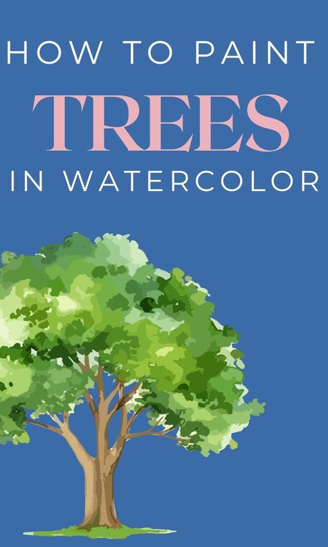 How to paint trees | how to draw tress | how to paint trees in watercolor | watercolor ideas for painting | beginner guide #watercolor #howtopaint #watercolorideas #howtodrawideas Easy Watercolor Trees For Beginners, Sketching Trees For Beginners, How To Paint Watercolor Trees, Painting Trees Watercolor, How To Watercolor Trees, Watercolor Trees Tutorial Step By Step, How To Water Paint, How To Paint Trees Watercolor, Watercolor Trees Simple