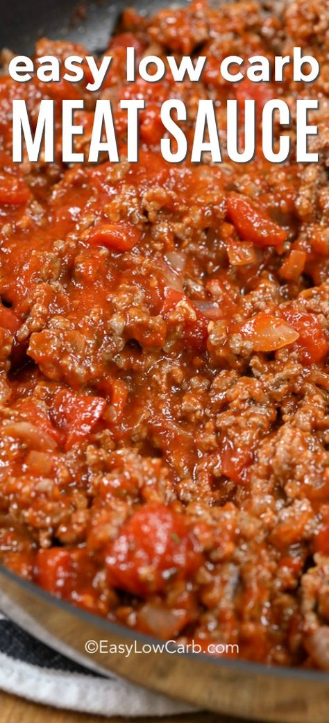 Meat Sauce Recipe, Low Carb Meats, Meat Sauce Recipes, Low Carb Muffins, Boiled Egg Diet Plan, Healthy Comfort, Low Carb Diet Recipes, Yumeko Jabami, Healthy Low Carb Recipes