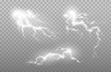 A bit of lightning and flashes. thunders... | Premium Vector #Freepik #vector #lightening #electric-spark #lightning-strike #thunder Thunder Strike, Lightning Flash, Energy Power, Premium Vector, Graphic Resources, Flash, Electricity, Neon Signs, Energy