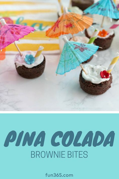 Luau Party Desserts, Tiki Birthday Party, Luau Desserts, Hawaiian Party Food, Margaritaville Party, Luau Party Food, Cocktail Umbrella, Moana Themed Party, Luau Baby Showers