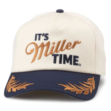 Club Captain – It's Miller Time | American Needle Headwear Its Miller Time, Captain Cap, Band Merch, Men Fashion Casual Outfits, Cute Hats, Apparel Design, Adjustable Hat, Men Fashion, Fashion Casual