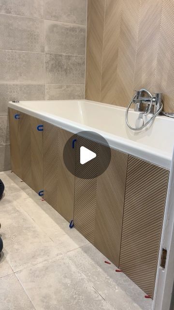 Jack The Tiler 🇬🇧 Jack H Tiling on Instagram: "How To Tile A Bath Panel

Do you prefer tiled or standard bath panels?

#how #howto #tile #bathroom #renovation #homeimprovement #diy #doityourself #build #tips" Bathroom Tile Panels, Tiled Bath Panel Ideas, Diy Bath Panel, Small Bathroom Panelling, Bath Panel Ideas, Bath Panel Ideas Diy, Tiled Bath Panel, Tiled Bath, Bath Panels