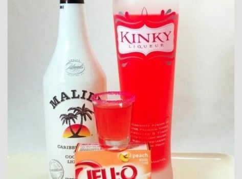 Rum Jello Shot Recipes, Barbie Jello Shots, Barbie Jello, Jell O Shots Recipe, Malibu Jello Shots, Tropical Mixed Drinks, Rum Jello Shots, Best Jello Shots, Peach Jello