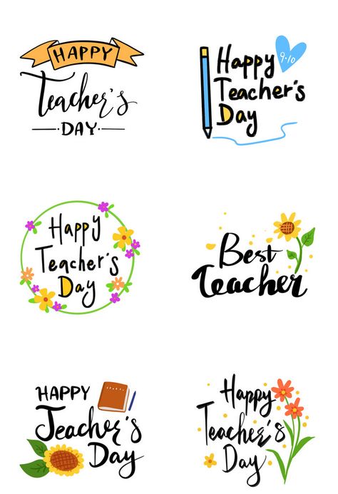 Happy Teacher's Day Letter Design, Letter For Teachers Day Design, Teachers Day Card Template Printable, Teachers Day Chart For School, Teachers Day Template Design, Teachers Day Card Printables Free, Printable Teachers Day Card, Teachers Day Stickers Printable, Happy Teachers Day Printable