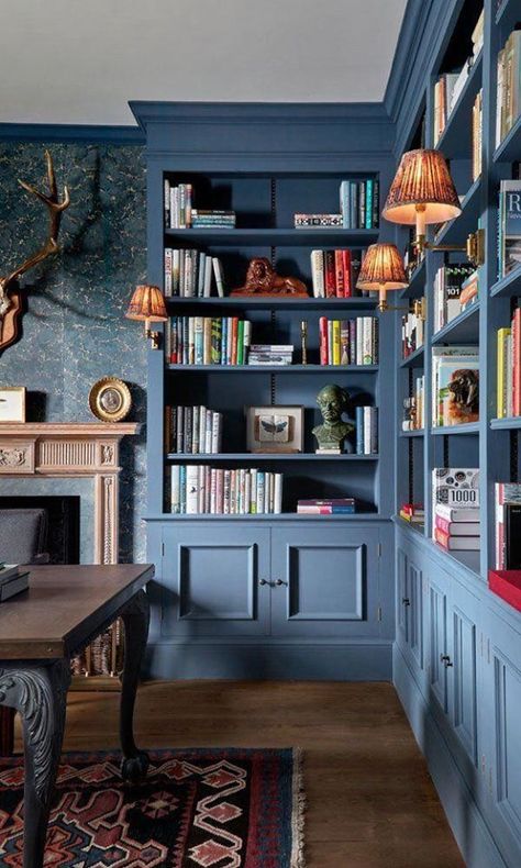 Home Library Rooms, Home Library Design, Home Libraries, Book Shelves, Built In Bookcase, Library Design, Home Library, Book Shelf, Home Office Design