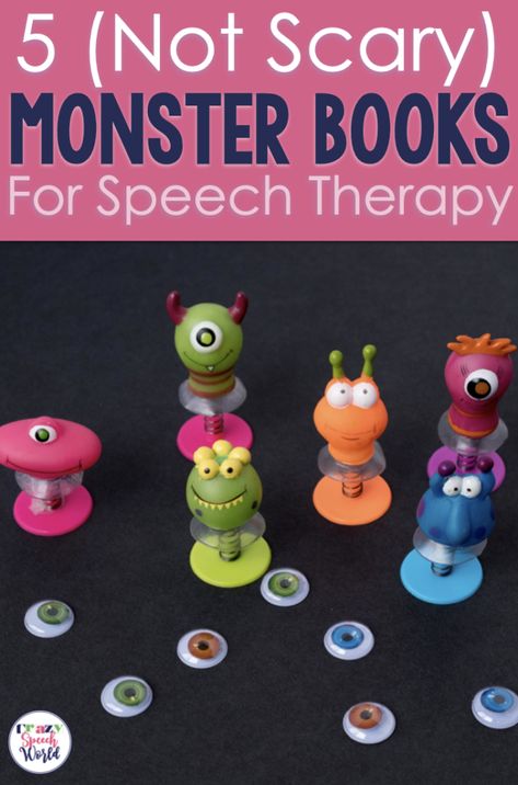 Books For Speech Therapy, Monster Books, Big Green Monster, Scary Monster, Monster Under The Bed, Monster Book Of Monsters, Monster Theme, Real Monsters, The Gruffalo