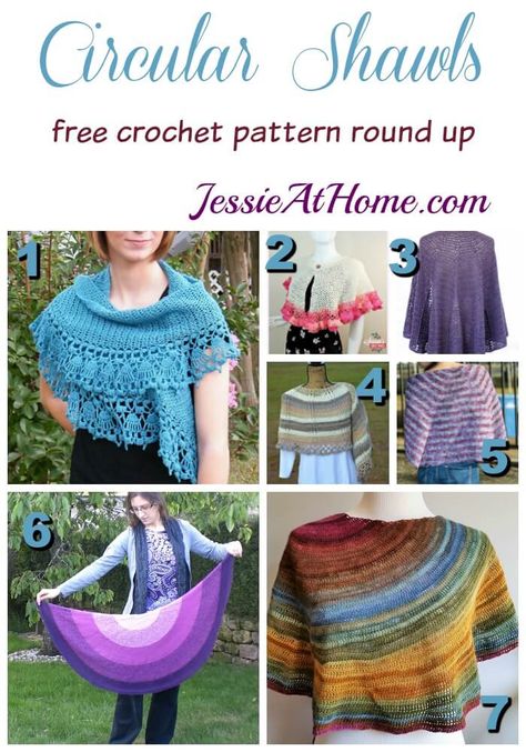 Circular Shawl Crochet Pattern, Circular Poncho Crochet Pattern Free, Round Crochet Shawl, Crochet Circular Shawl Pattern Free, Crochet Round Shawl Pattern Free, Crochet Round Shawl, Crochet Semi Circle Shawl Free Pattern, Crescent Shawl Pattern, Shawls Crochet