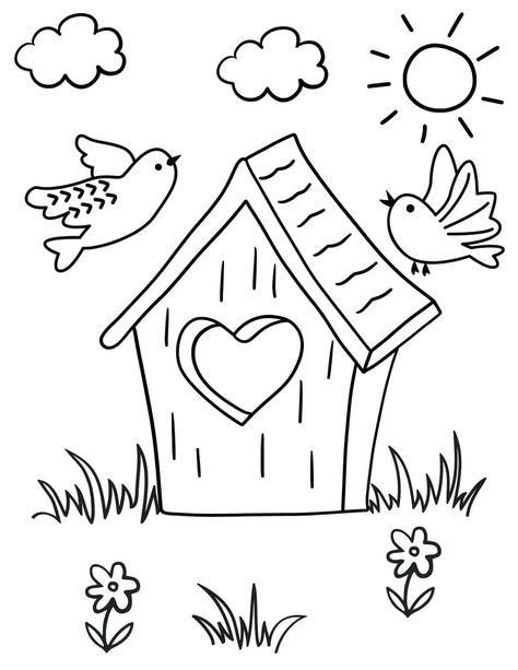 Free Spring Coloring Pages, Spring Coloring Pages For Kids, Printable Spring Coloring Pages, Fun Spring Activities, Spring Coloring Sheets, Flower Relief, Merry Christmas Coloring Pages, Coloring Pages Ideas, Monster Truck Coloring Pages