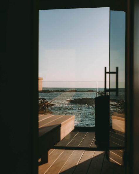 Sauna Photography, By The Sea, Ocean View, Night In, Sauna, Meditation, Cabin, Hotel, In This Moment