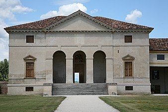 Home Styles Exterior, English Architecture, Andrea Palladio, Italian Architecture, Farm Buildings, Georgian Homes, Classical Architecture, Exterior Decor, Historical Architecture