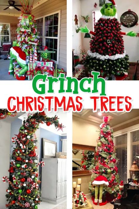 Grinch Christmas 2021 - DIY Grinch Christmas Decorations, Ornaments & Grinch Christmas Tree Ideas Outdoor Grinch Decorations, Diy Grinch Christmas Decorations, Diy Grinch Decorations, Grinch Christmas Ornaments, Grinch Christmas Tree Topper, Whoville Christmas Decorations, Diy Grinch, Grinch Crafts, Grinch Decorations